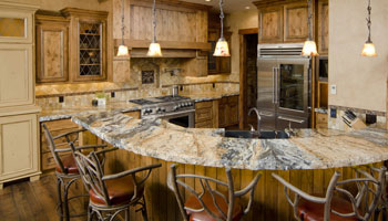 Kitchen-Remodeling-marble-countertop-bar-island
